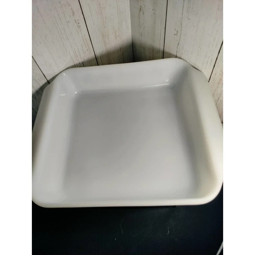 Fire King by Anchor Hocking Meadow Green vintage casserole milk glass #435